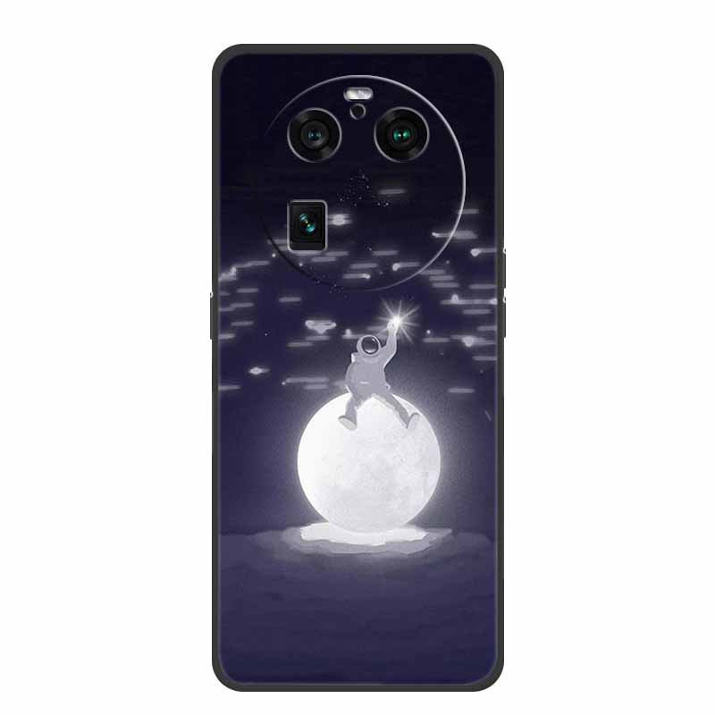 Чехол для Oppo Find X6 Pro Астронавт Мягкий силикон Ударопрочный задняя крышка телефона Чехлы для Oppo Find X6 Pro 5G Человек-космонавт Лев Оболочка