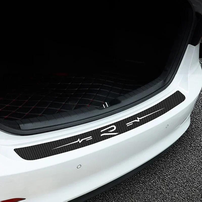 2026 New For VW VOLKSWAGEN for Volkswagen VW Car Trunk Tail Threshold Door Sill Protector Stickers RLine R LINE Badge Passat Pol