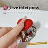 Heart-Shaped Adhesive Drawer Handle – Punch-Free Love Design