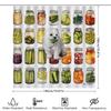 Luxury Printed Shower Curtain Waterproof Bathroom Decor Home Decoration Pet Portrait Canvas Printing Boat Print Flowers Waterfal