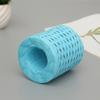 1PC Hand-Knitted DIY Crocheting Straw Yarn Straw Paper Beach Bag Natural Raffia