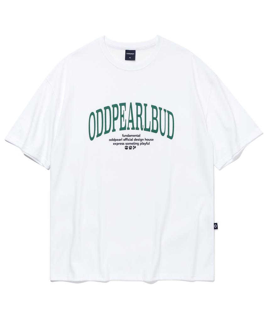 Футболка с логотипом Odeupeol Arc(белый)002