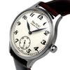 Часы STAC Made in Japan Domestic Watch 36 мм Classic Retro Unisex White Brown Leather [The Stack] Мужские Женские ST-AR002