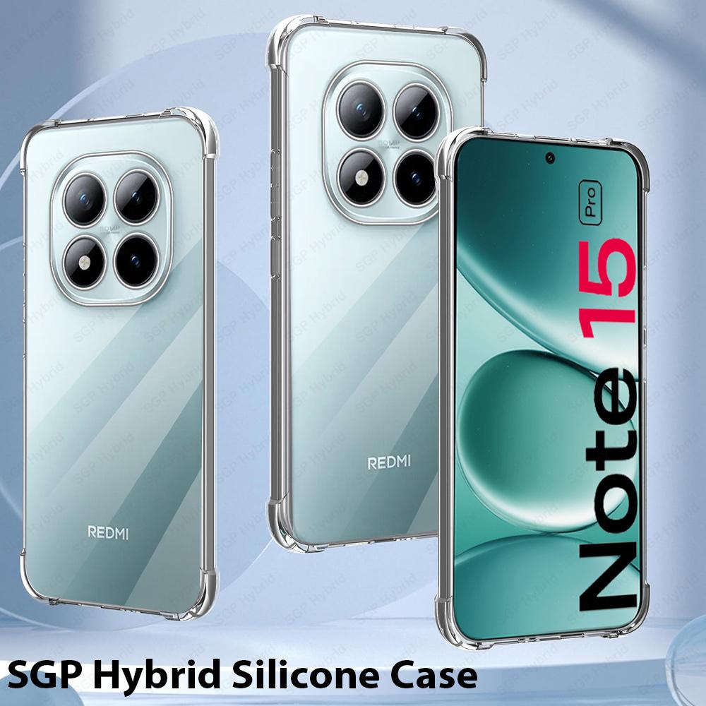 Ударопрочный бронированный чехол для Redmi Note 15 Pro 17Pro Max 17 Note15 Pro+ Note15Pro Plus 5G Note17 4G Глобальная версия Прозрачная Funda