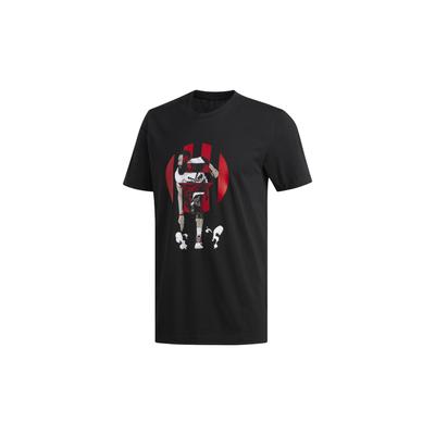 Мужская футболка с коротким рукавом Harden Geek Up для баскетбола, Топы, Черная, DQ0923