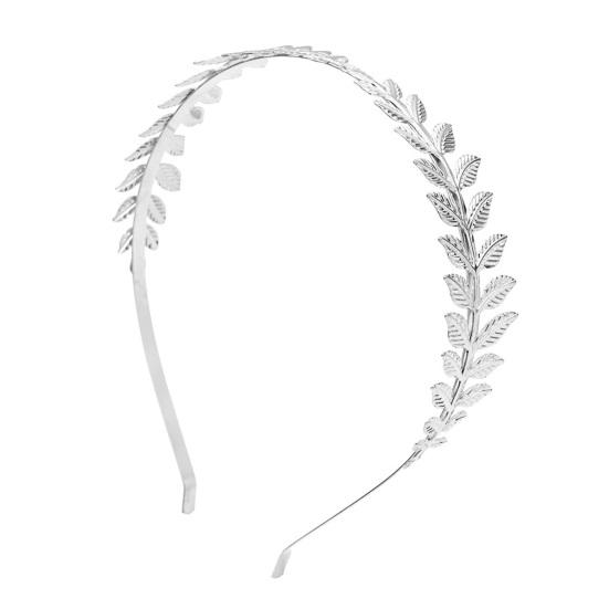 Греческая богиня повязка на голову с золотым листом ветка обруч для волос Корона свадебный головной убор аксессуары греческой богини