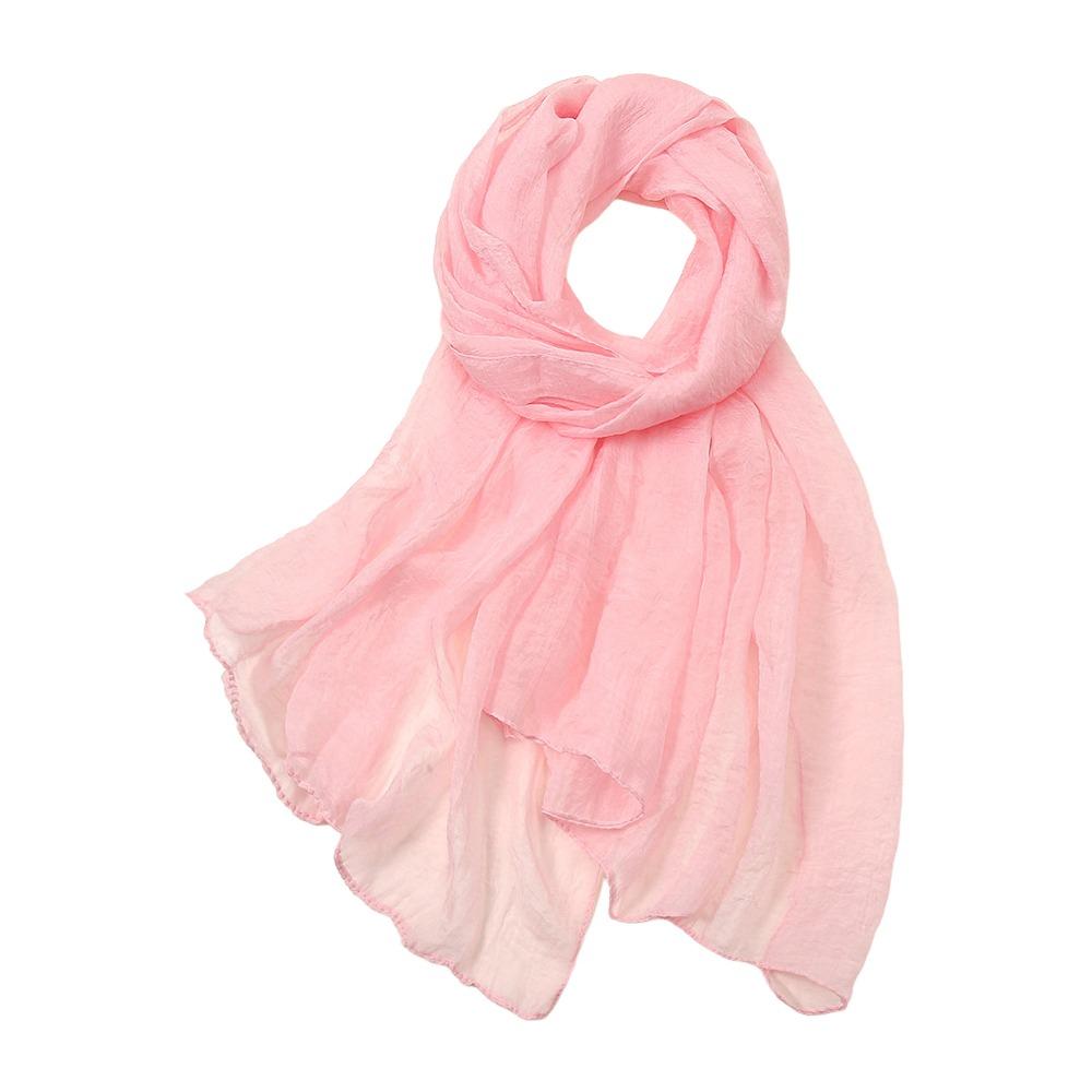 Long Sunscreen Shawl Thin Shawl Silk Elegant Chiffon Scarf Summer