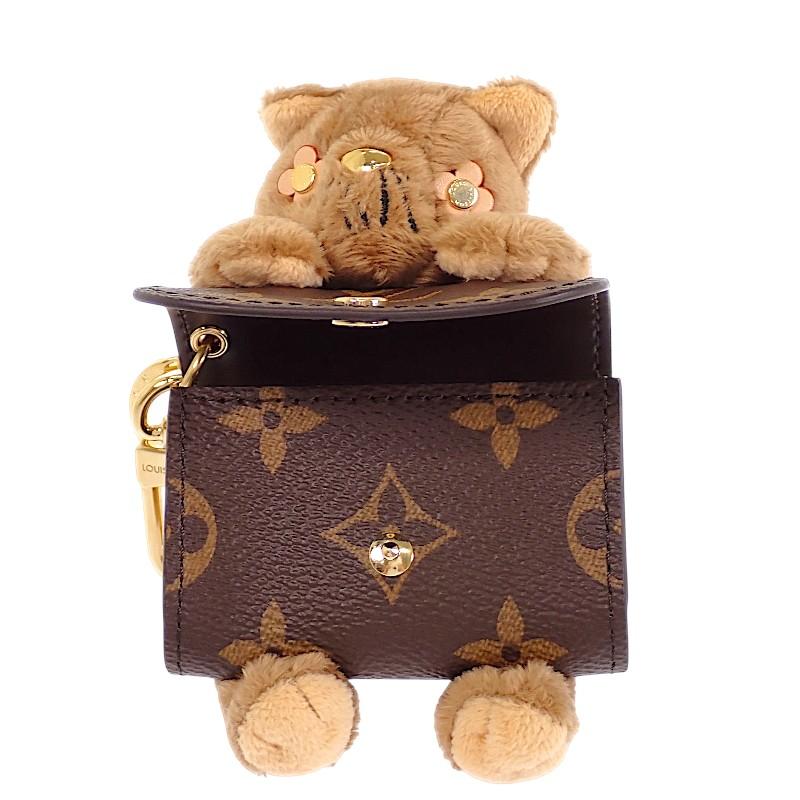 LOUIS VUITTON  M03748 Bag charm Brown Monogram canvas Women