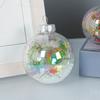 Yousheng Fillable Christmas Ball Подвеска Небьющиеся Прозрачные DIY Рождественские Елочные Шарики Декоративное Подвесное Украшение