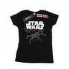 Womens/Ladies The Last Jedi X-Wing Cotton T-Shirt