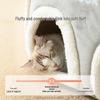 Cozy Autumn/Winter Pet Nest: Warm, Thick, Semi-Enclosed for Cats & Large Dogs