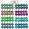 Разноцветные кубики Многогранные кубики Кубики D8 для настольной игры DND, Игровые обучающие аксессуары