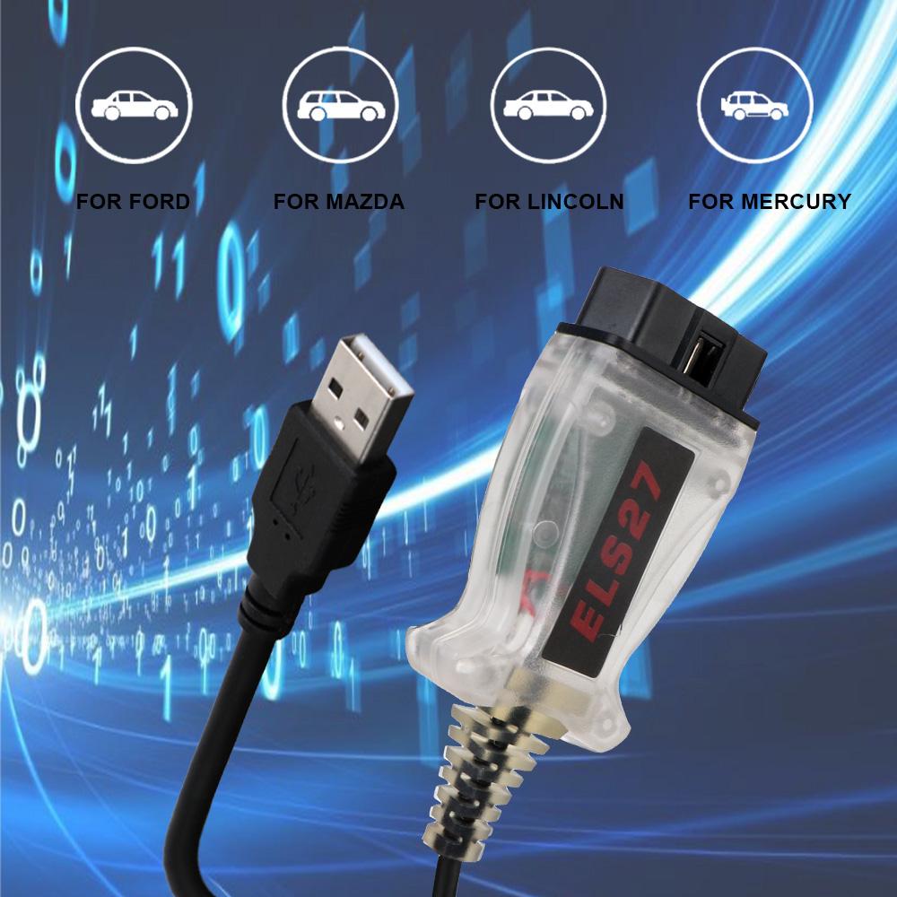 Для Mazda V2.3.7 ELM327 и J2534 Pss-Thru Green PCB PIC18f25k80 чип ELS27 Forscan OBD2 многоязычный работает