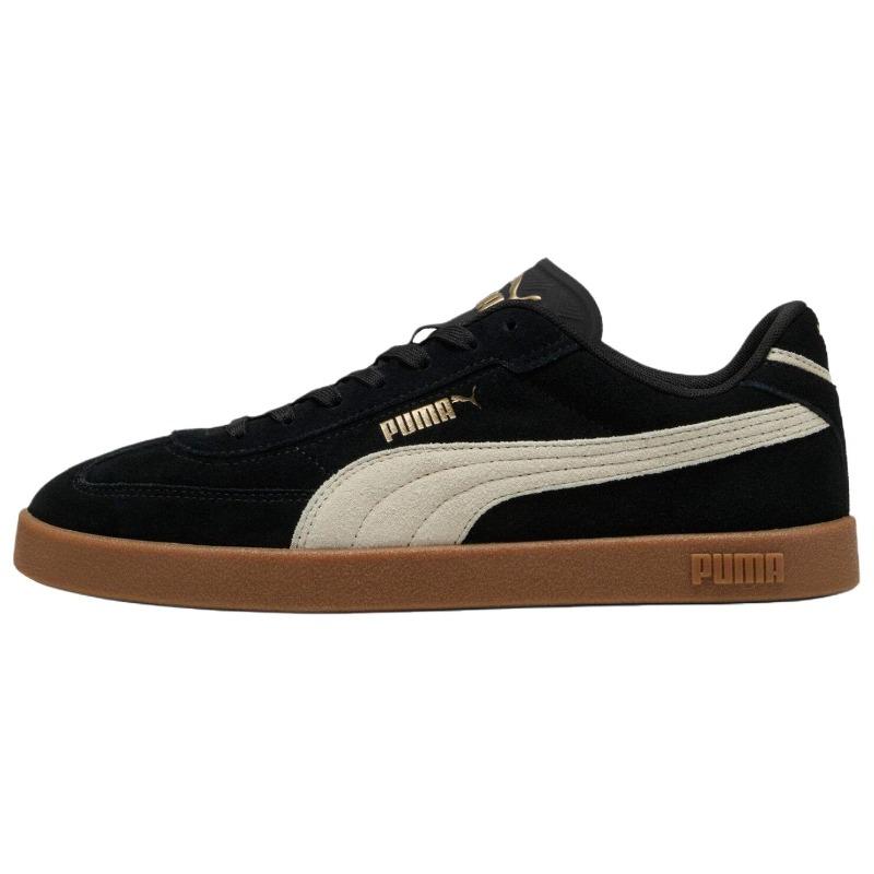 Puma Кроссовки Club II Era Замшевые Унисекс Черно-Бежевые Низкие Ретро Универсальные Удобные Тонкая Подошва 400717-01