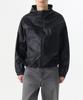 Musinsa Standard Блестящая ветровка с защитой от складок [Черная]
