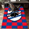 Sam-pdoria Team Emblem Rug for Living Room, Game Rooms, Office, Bedroom, Office Floor Mat Playful Design, fan gifts Christmas decor