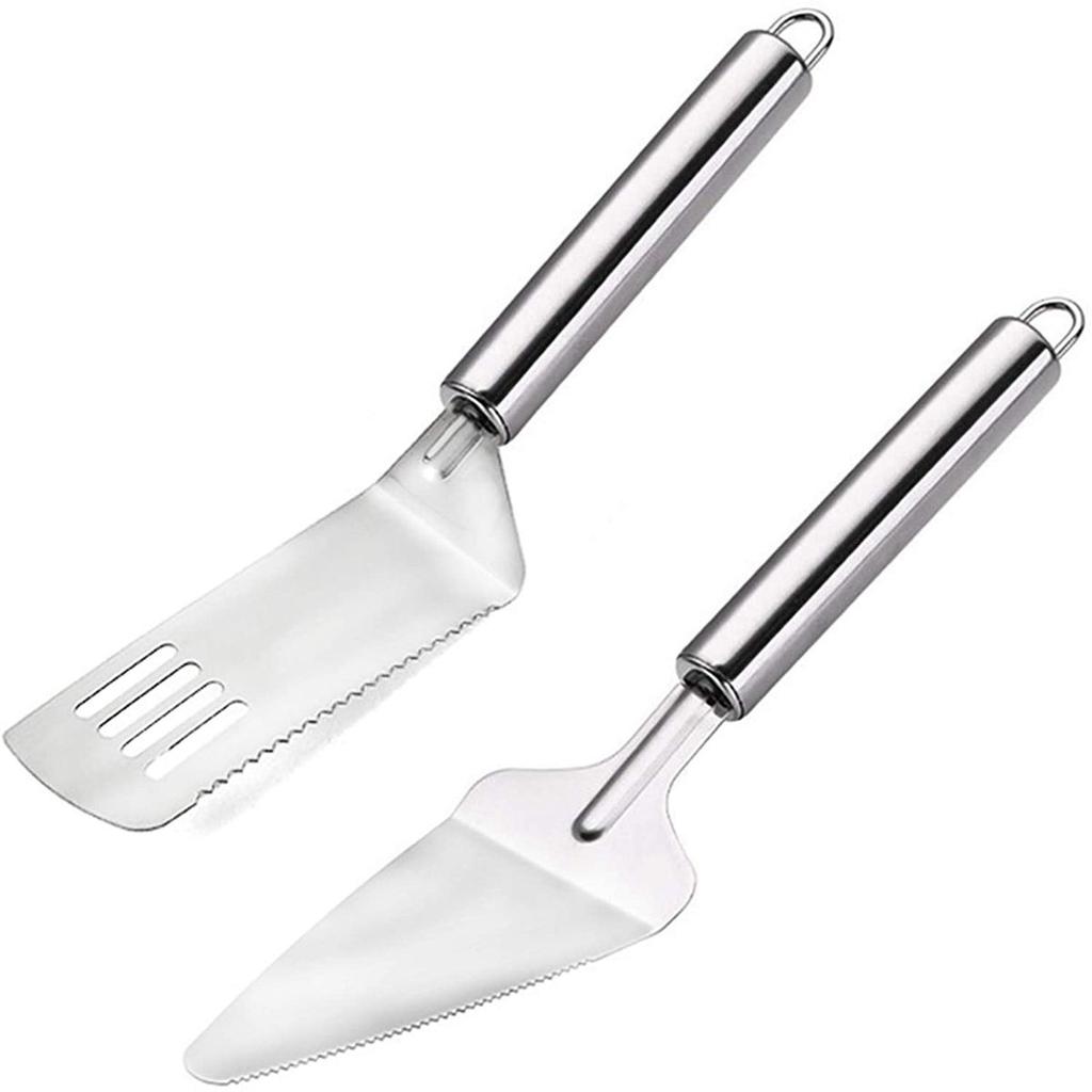 Brownie Dessert Stainless Steel Cake Tool Serrated Spatula Slicer Pie Server