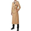 Men's Trench Coat Long British Style Vintage Slim Windbreaker Spring Autumn Winter Handsome Male Business Coat