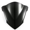 Evomosa Motorcycle Windshield Windscreen Sport Visor for MT03 MT25 2013 2020 2021 MT-03 MT-25 20-21 (Black)