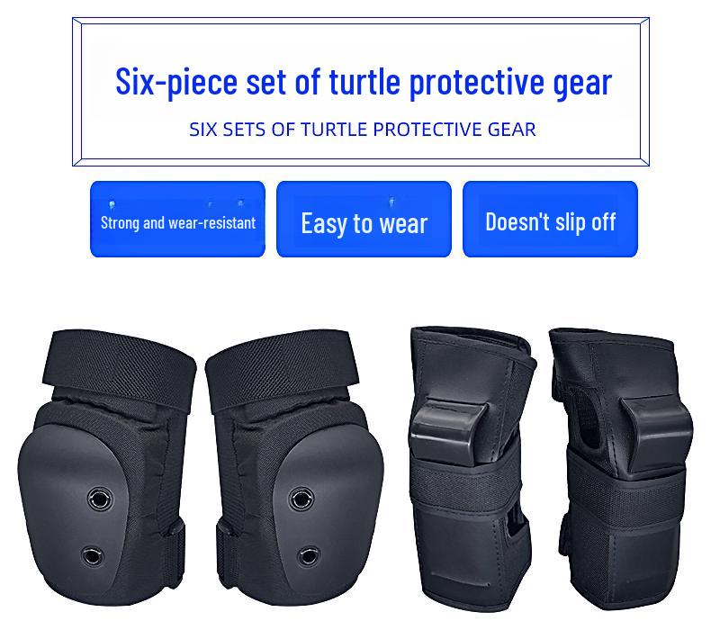 Черепаха Спорт Наколенники, Налокотники и Перчатки: Универсальная защитная экипировка для катания на лыжах, коньках, скейтборде и баланс-байке