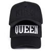 Унисекс Бейсболки с вышивкой букв Queen King Весна и Осень Уличные Регулируемые Повседневные Кепки Шляпа от солнца Спортивная Кепка
