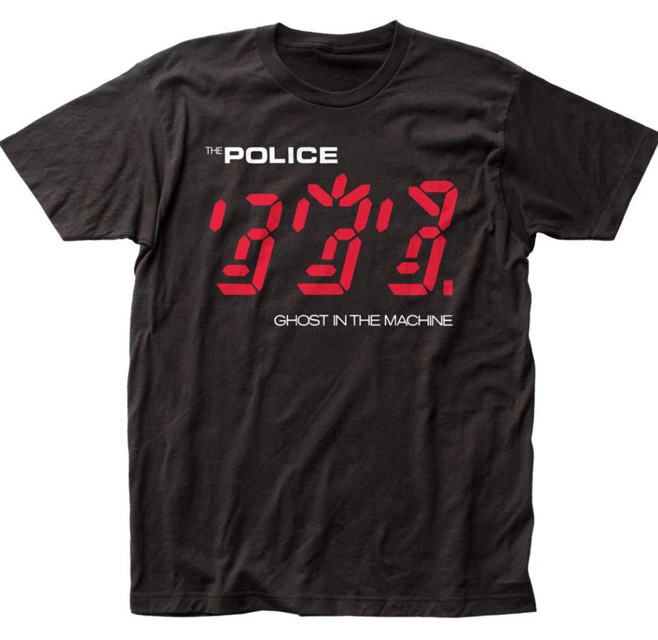 Футболка унисекс The Police Ghost In The Machine Мужская Женская Топ, размер S-4XL