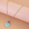 JWER New Simple Luminous Necklace Glowing Night Round Star Heart Pendant Glow In The Dark Necklace for Men Women Hallowen Gifts