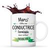 Mug - Thank You - Unforgettable Driver - Ceramic - 325 Ml - Dishwasher Safe