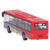 Bus Model Toy Alloy Red Lifelike Vivid Small Portable Bus Model Bus Car Ornament Gift for Above 3