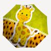 1pc Giraffe Print Folding Umbrella, Durable, Suitable for Outdoor Activities or Rain, Suitable for Commuting yy251027127