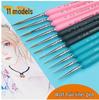 Extra Fine Cross-Border Watercolor Gouache Hook Pen Set with Soft Hair for Oil Painting