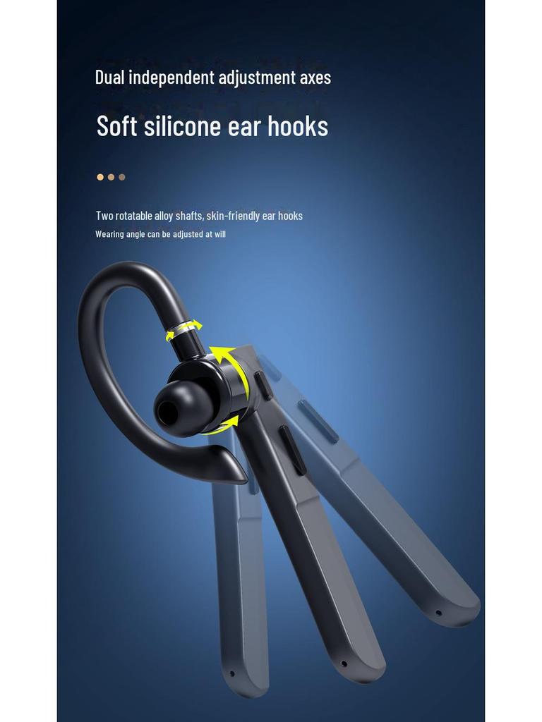 Bluetooth-гарнитура V9 X6 с голосовым управлением: Шумоподавление, беспроводная связь, сверхдлительное время ожидания, 4.0, спортивное заушное крепление, внутриканальная конструкция.