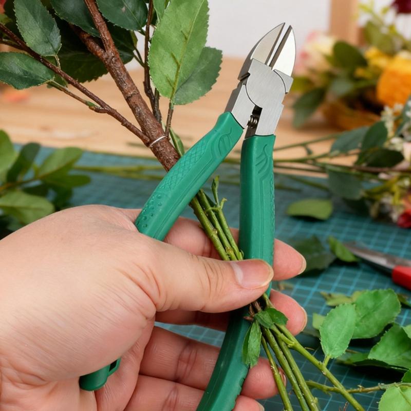 Прецизионные кусачки из нержавеющей стали Диагональные кусачки для ручного творчества Особенности Диагональные кусачки для ручной резки проволоки и кабеля