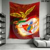 S.L. Benfica Wall Tapestry Aesthetic Wall Hanging Printed Fabric Blanket Decorative Tapestries for Bedroom Living Room Home Decor
