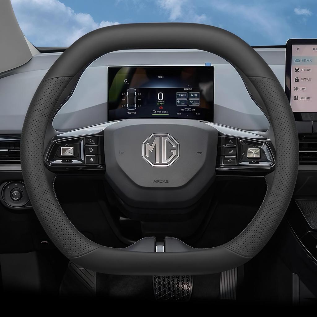 All-Season Steering Wheel Cover for SAIC MG4 - Essential for Interior Upgrades.