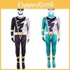 Morphin Mighty Power Rangers Costume Cosplay Dress Party Superhero Jumpsuit