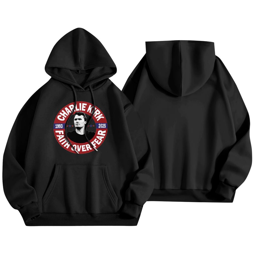 Unisex Fashion Lightweight Long Sleeve Pullover With Pockets Print Hoodie