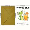 1Set New Funny Birthday Greeting Card Interesting Birthday Card Greeting Cards with Envelopes Humorous Greeting Cards