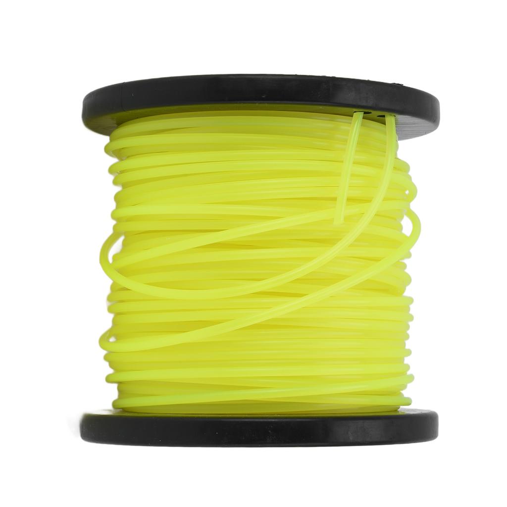 Триммерная леска 3,0 мм, круглая желтая триммерная леска, профессиональная леска для прополки растений для большинства газонокосилок