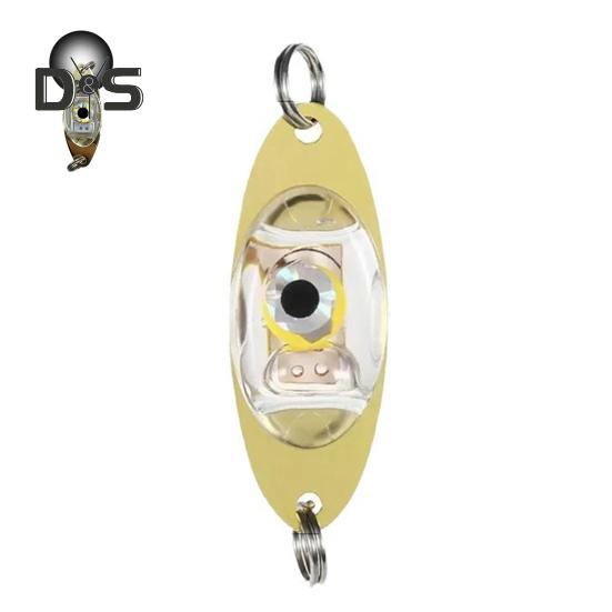 Светодиодная приманка для рыбы, ярко-яркая, для глубоководной рыбалки, светодиодные рыболовные приманки со встроенным аккумулятором, автоматическим включением/выключением, подводные мигающие фонари для троллинга