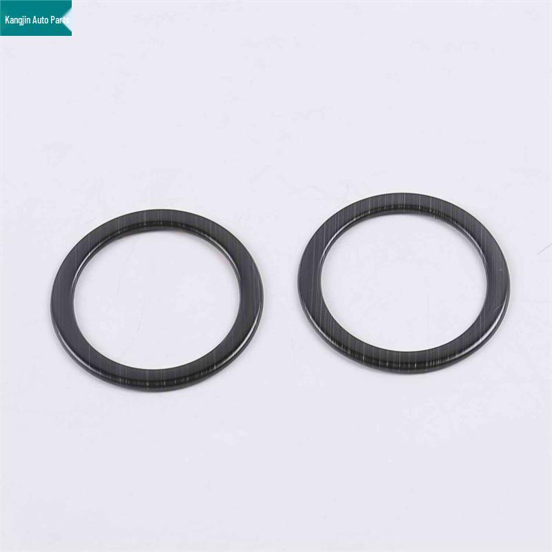 Black Titanium Stainless Steel Interior Mod Kit for 2019 Ford Focus: Glass Lift, Headlight & Steering Control