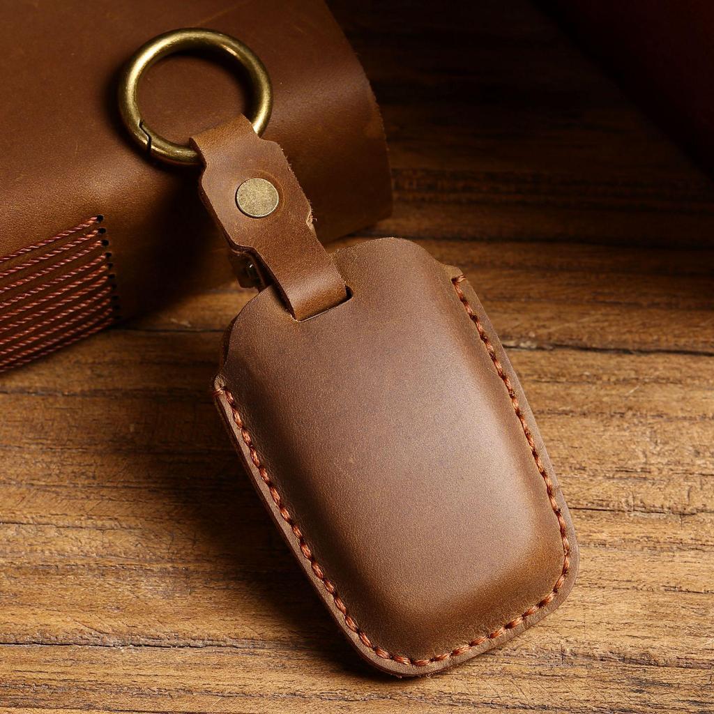 Чехол для ключа из натуральной кожи для Kia Carnival, Sportage, K3, Sorento, Pegas и Elantra