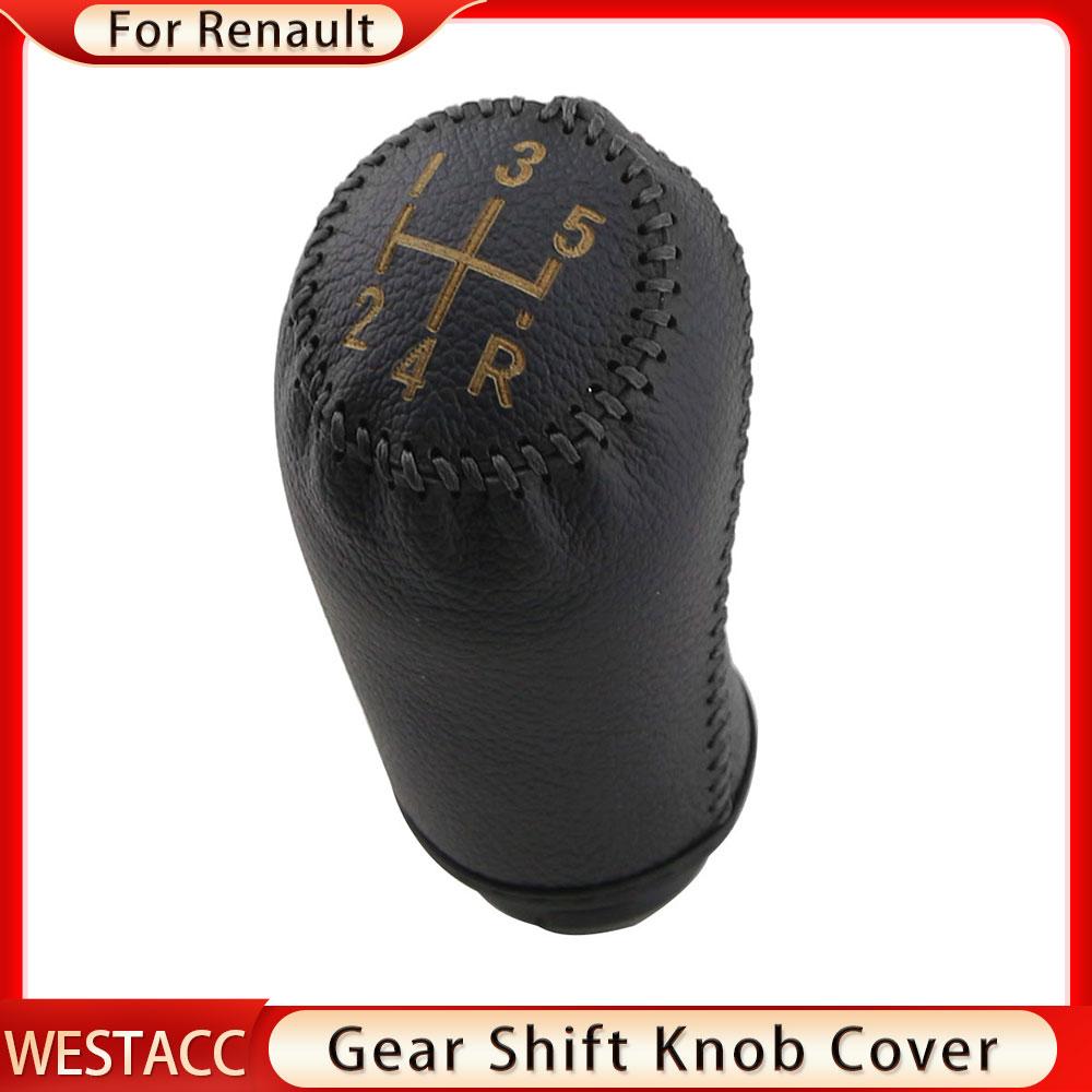 Автомобильные ошейники с головкой переключения передач, чехол для Renault Clio MK3 III Megane MK2 Scenic MK2 Kangoo MT, гандбольный чехол