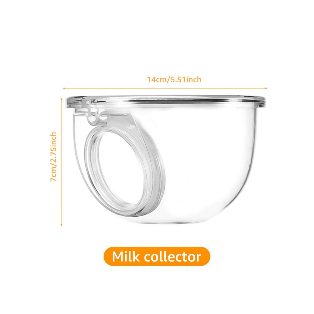 Силиконовый набор аксессуаров для молокоотсоса: Фланец, Диафрагма, Клапан-уточка, Т-образный коннектор, Пылезащитный колпачок, Бутылочка для молока.