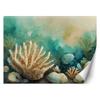 Wallpaper Image Sea Shells Turquoise