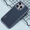 For iPhone 16 Pro Max Case Hard PC Phone Cover Carbon Nano Fiber Texture Splicing