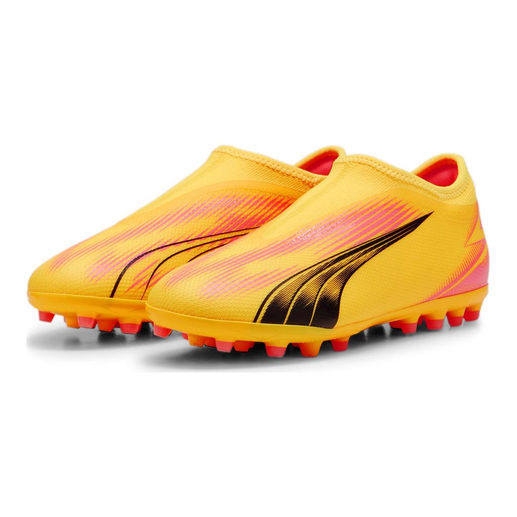 Puma Детские футбольные бутсы с низким верхом Ultra Match, солнечно-желтые, 10777103