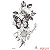 1PCS Waterproof Tattoos Temporary Tattoo Sticker Flowers Rose Body Tattoos for Women Art Arm Hand Tattoos Wolf Tiger Lion Painting Tatoos
