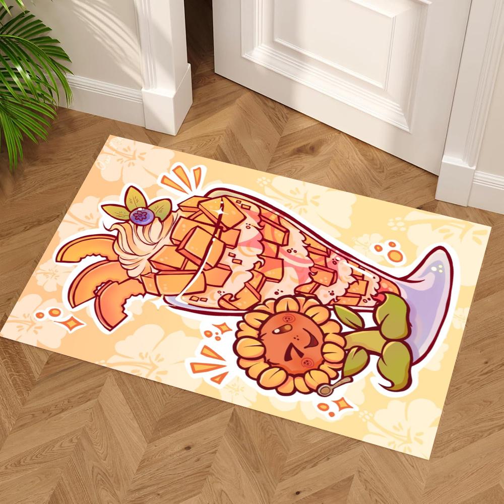 Plants Vs Zombies Carpet Perfect For Game Room Kitchen Balcony Bedrooms Antislip Carpet Anime Office Decor