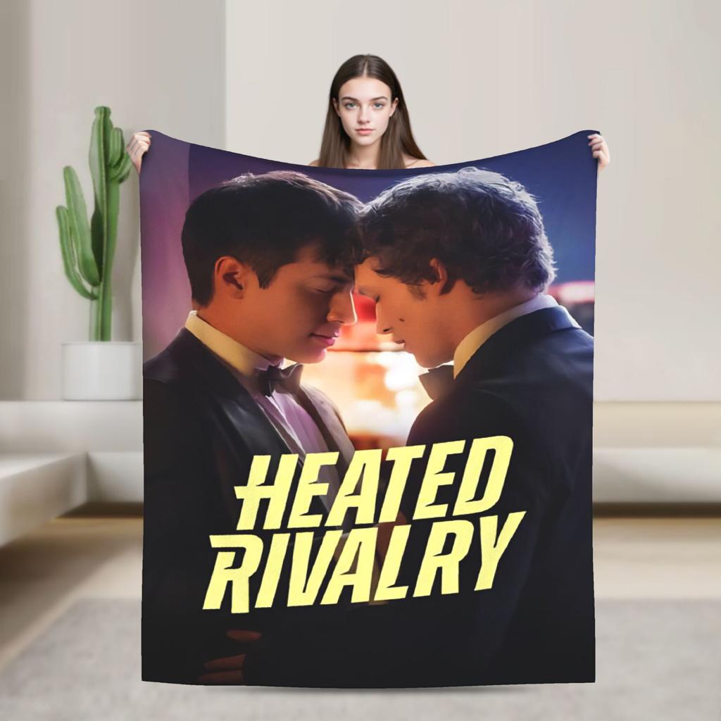 Heated Rivalry My self Portrait common loon Knitted Blanket Coral Fleece Plush Lightweight Thin Throw Blanket for Bed Bed Rug